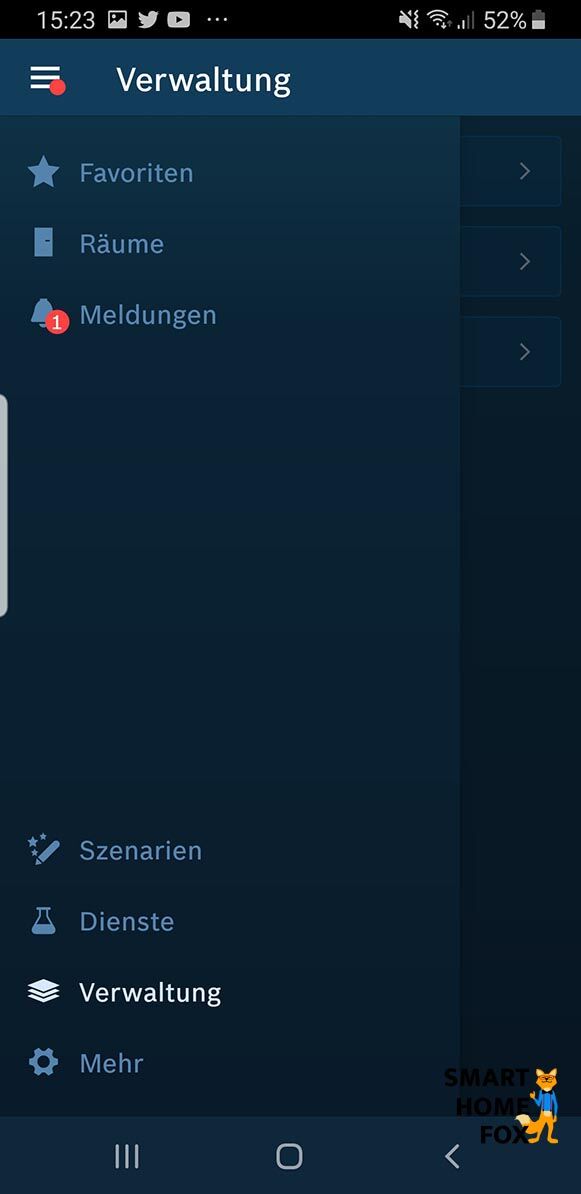 Die Bosch Smart Home App
